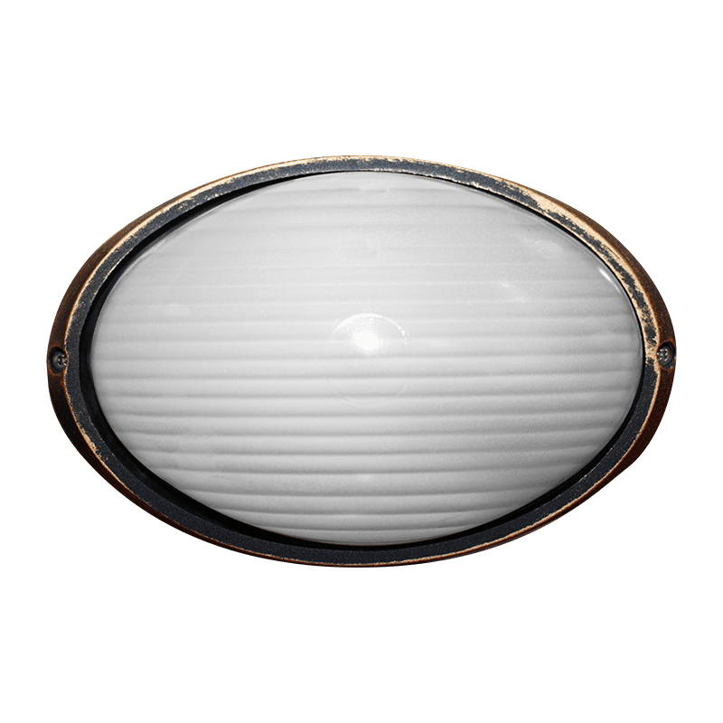 Πλαφονιερα Χρυσο Μαυρο 60W