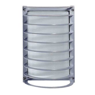 Απλικα Ip54 Αλουμ.γκρι Ε27 Παρ.περσι.