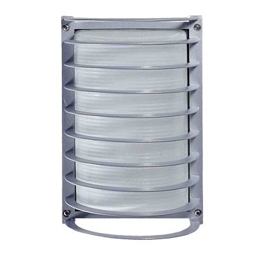 Απλικα Ip54 Αλουμ.γκρι Ε27 Παρ.περσι.