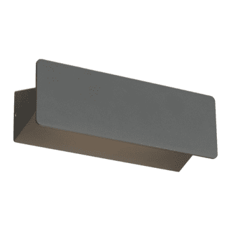 Led Smd Wall Luminaire 7W 210Lm 190° 230V Ac 3.000K Dark Grey Cri80 Ip54 30.000Hrs