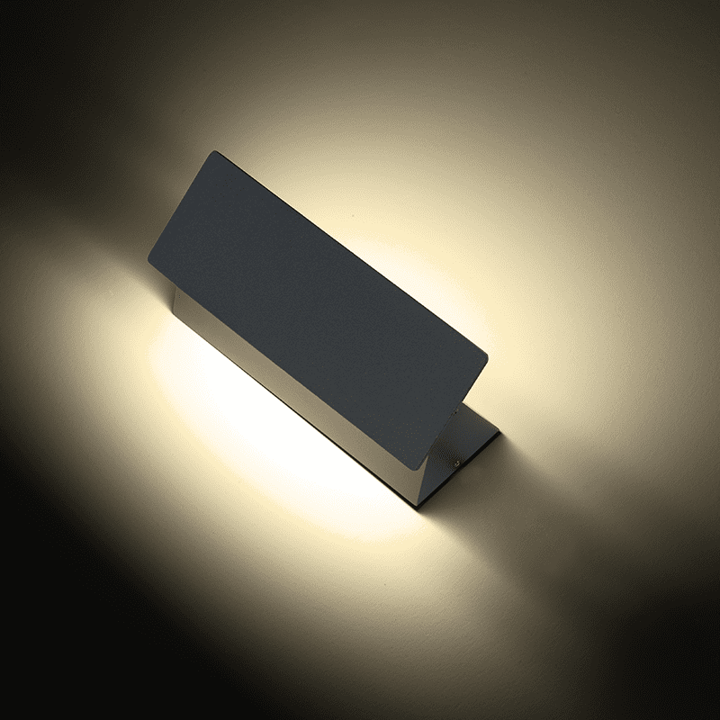 Led Smd Wall Luminaire 7W 210Lm 190° 230V Ac 3.000K Dark Grey Cri80 Ip54 30.000Hrs - Image 2