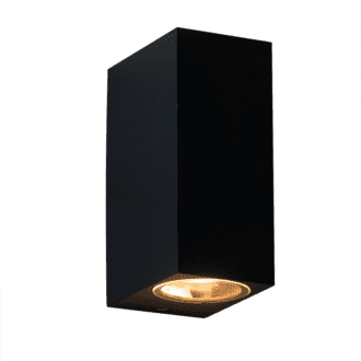 Gu10 Wall Luminaire 230V Ac Sand Black Ip65 Max.2X35W