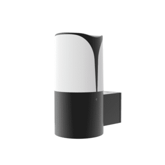 E27 Wall Luminaire 230V Ac Dark Grey Ip54 Max.23W