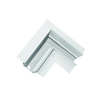 Γωνια 90° Για Μαγνητικη Ραγα Trimless  Λευκη Ματ