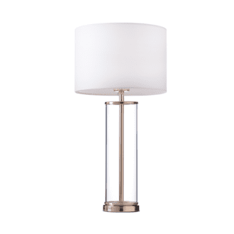 Επιτραπεζιο Φ/Σ 1Χε27 Γυαλι+Αμπαζουρ+Χρυσο Μεταλλο Φ25Χη48Cm Antelino