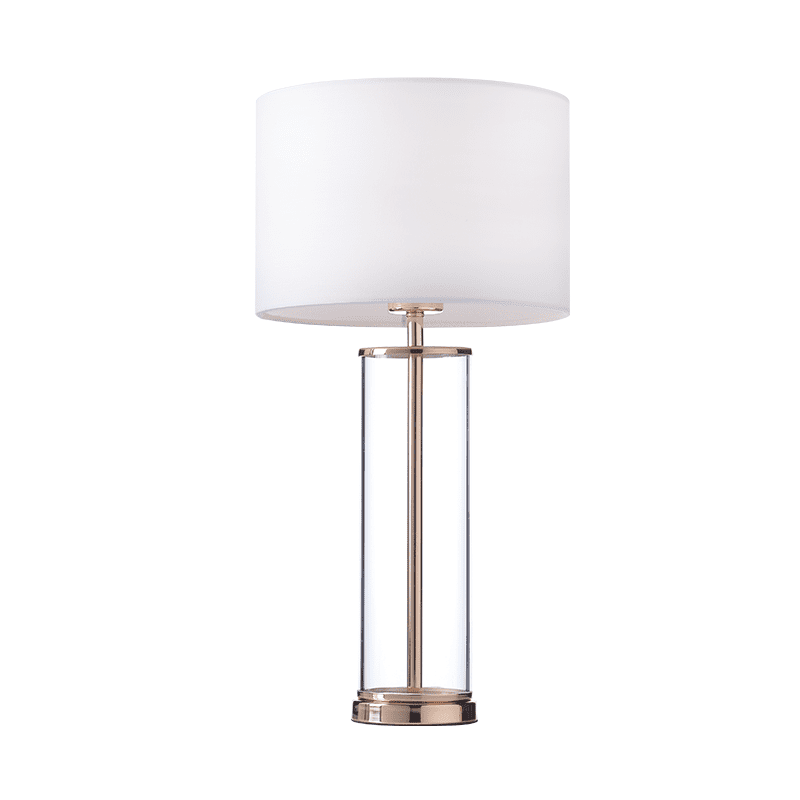 Επιτραπεζιο Φ/Σ 1Χε27 Γυαλι+Αμπαζουρ+Χρυσο Μεταλλο Φ25Χη48Cm Antelino