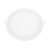 Λευκο Στρογγυλο Led Πανελ Χωνευτο 23W 3000K 2050Lm Φ298Mm 230V Ac Ra80
