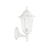 6S Plastic Wall Garden White Luminaire E27 Ip44