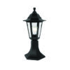 6S Plastic Floor Garden Black Luminaire 41Cm E27 Ip44