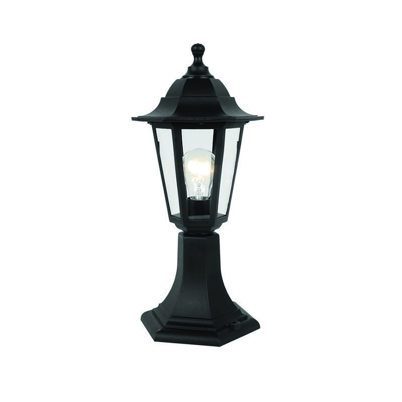 6S Plastic Floor Garden Black Luminaire 41Cm E27 Ip44
