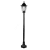 6S Plastic Floor Garden Black Luminaire 100Cm E27 Ip44