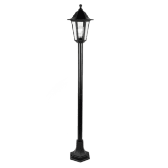 6S Plastic Floor Garden Black Luminaire 100Cm E27 Ip44