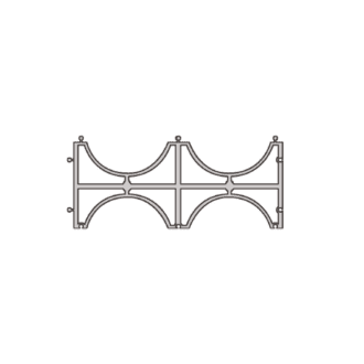 Διαχωριστησ Σωληνων, 4 Θεσεων, Φ90