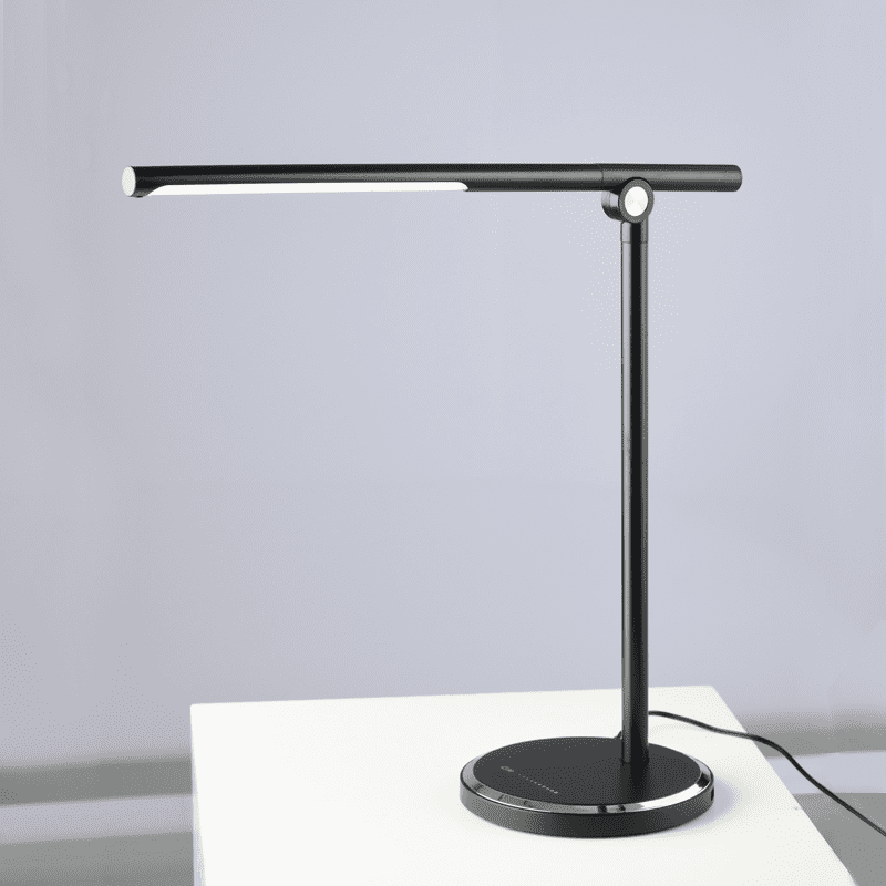 Επιτραπεζιο Φ/Σ Led 7W Μαυρο Cct 300Lm Dimmable+Touch Switch+Usb Charger Degas - Image 2