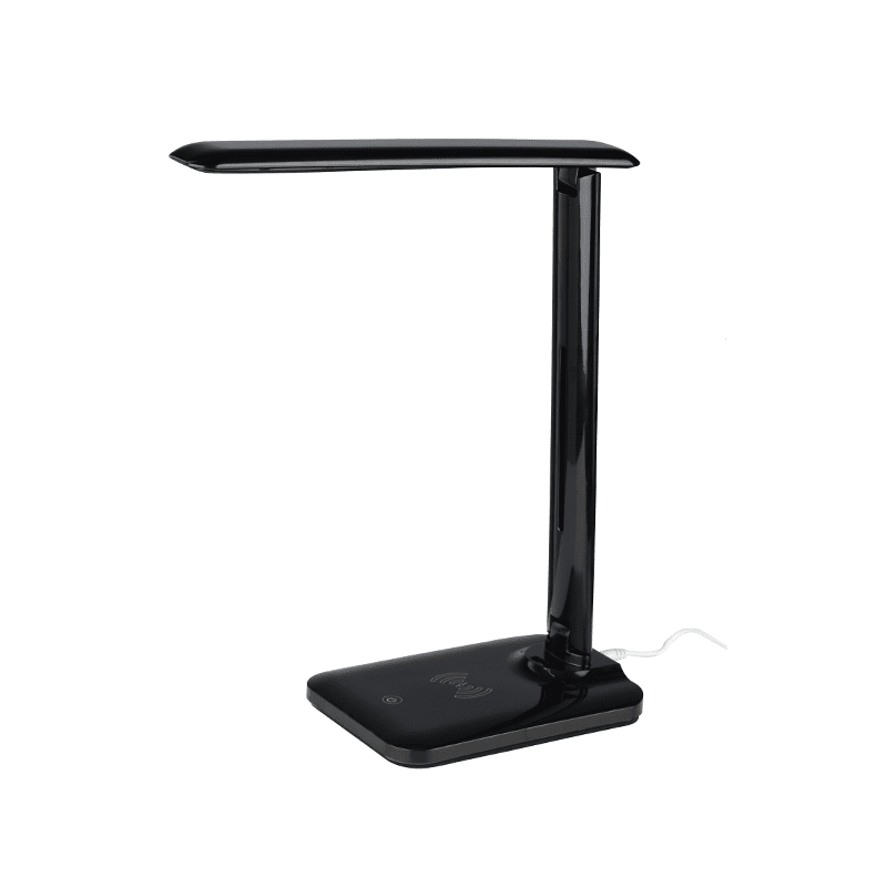 Επιτραπεζιο Φ/Σ Led 5W Μαυρο Cct 320Lm+Touch Switch+Wireless/Usb Charger Futur2
