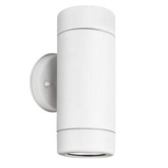 Up-Down White Pp Wall Light Gu10Max.2X3W Led Ip65