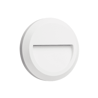 Led Wall Round Luminaire White 230V Ac Ip65 2W 3000K 100Lm Ra80