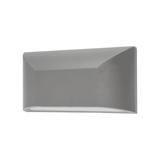 Led Wall Rectangle Luminaire Grey 230V Ac Ip65 6W 3000K 350Lm Ra80