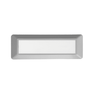 Led Wall Rectangle Luminaire Grey 230V Ac Ip65 4W 3000K 290Lm Ra80