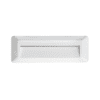Led Wall Rectangle Luminaire White 230V Ac Ip65 2W 3000K 100Lm Ra80