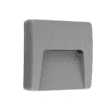 Led Wall Square Luminaire Grey 230V Ac Ip65 3W 3000K 200Lm Ra80