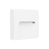 Led Wall Square Luminaire White 230V Ac Ip65 3W 3000K 200Lm Ra80