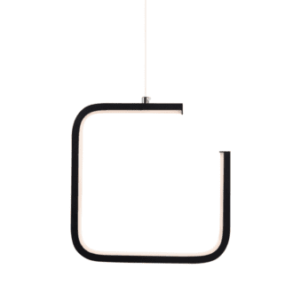 Κρεμαστο Φ/Σ Led 8W 3000K 780Lm Μαυρο Μεταλλικο 22X11Xh129Cm Euclid1