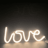 Love, 118 Neon Led Λαμπακια Με Μπαταρια (3Xaa)/Usb, Ww, Ip20, 35.5X2X13Cm
