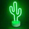 Κακτοσ, 45 Neon Led Λαμπακια Με Μπαταρια (3Xaa)/Usb, Πρασινο, Ip20, 15X10X25.5Cm