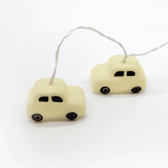 "Plastic Car" 10Led Λαμπακ Σειρα Μπαταρ.(3Xaa)  & Χρονοδιακ(6Ον/18Off) Θερμο Λευκο Ip20 135+30Cm