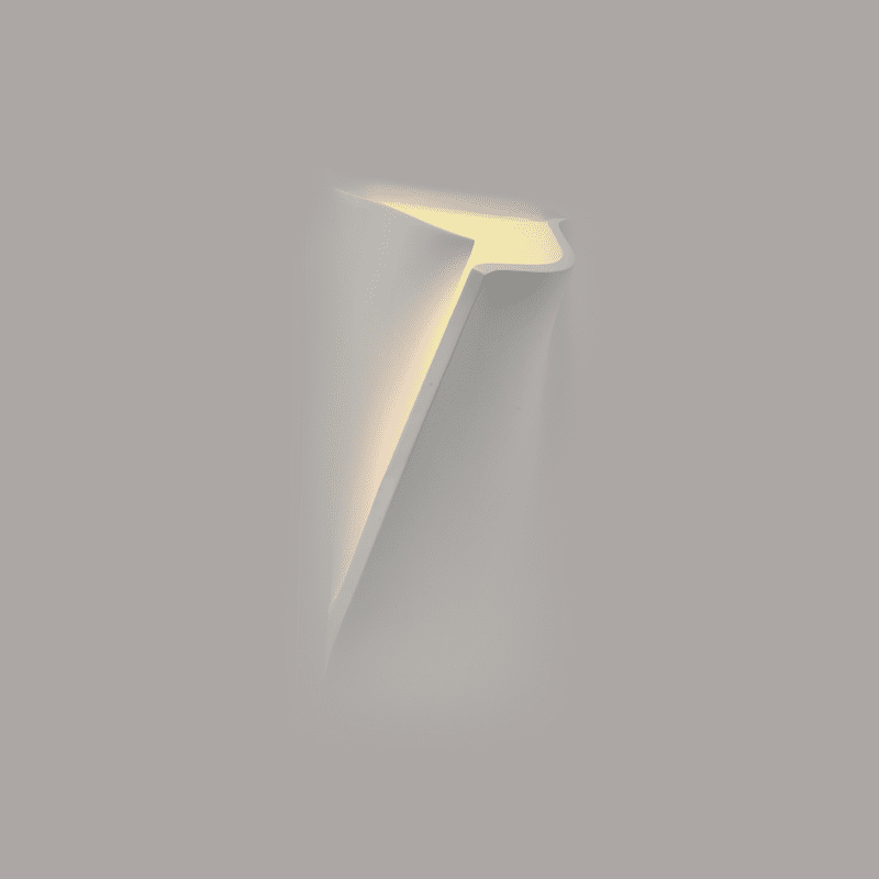 Γυψινο Trimless Επιτοιχο Φ/Σ Εμμεσου Φωτισμου Ανοιγμα Αριστερα 350*247*180 1Χe14 Geo - Image 2