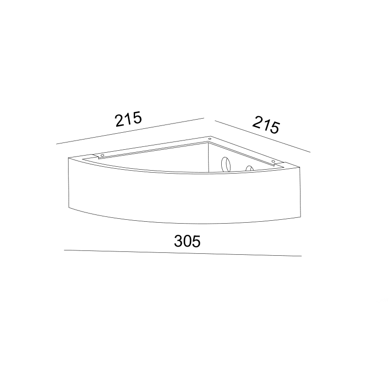 Γυψινο Γωνιακο Επιτοιχο Φ/Σ Φυσικο 215Χ215 2Χg9 Corner - Image 3