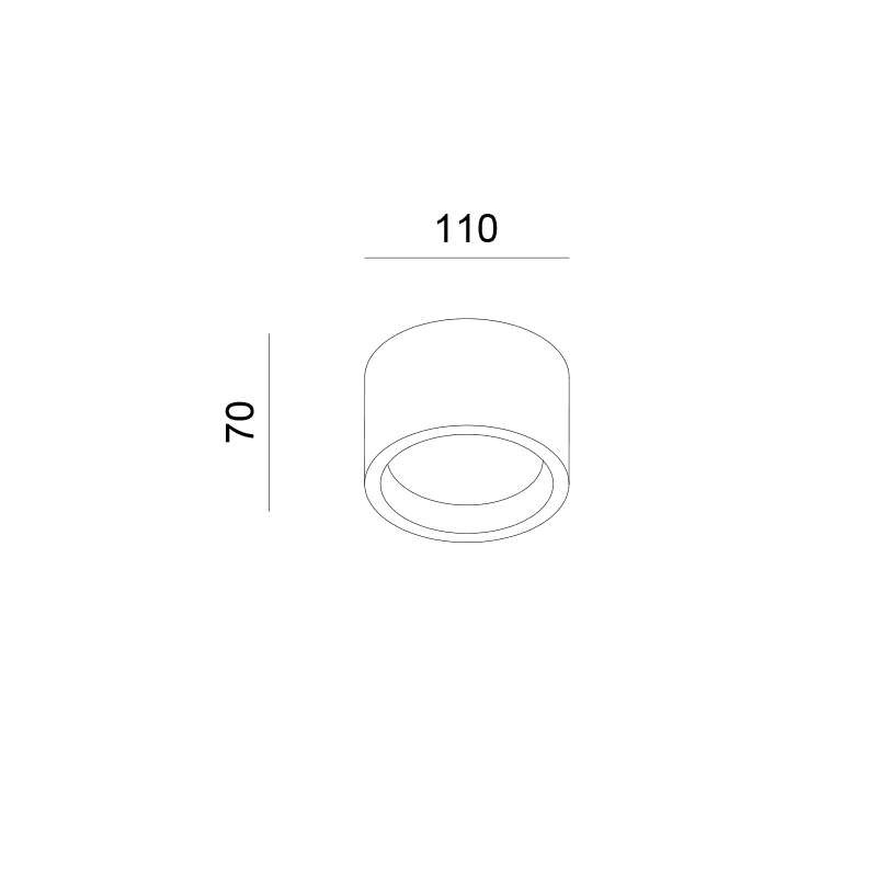Γυψινο Στρογγυλο Φ/Σ Οροφησ Φυσικο 110*80 Geni 1*Gx5 - Image 3