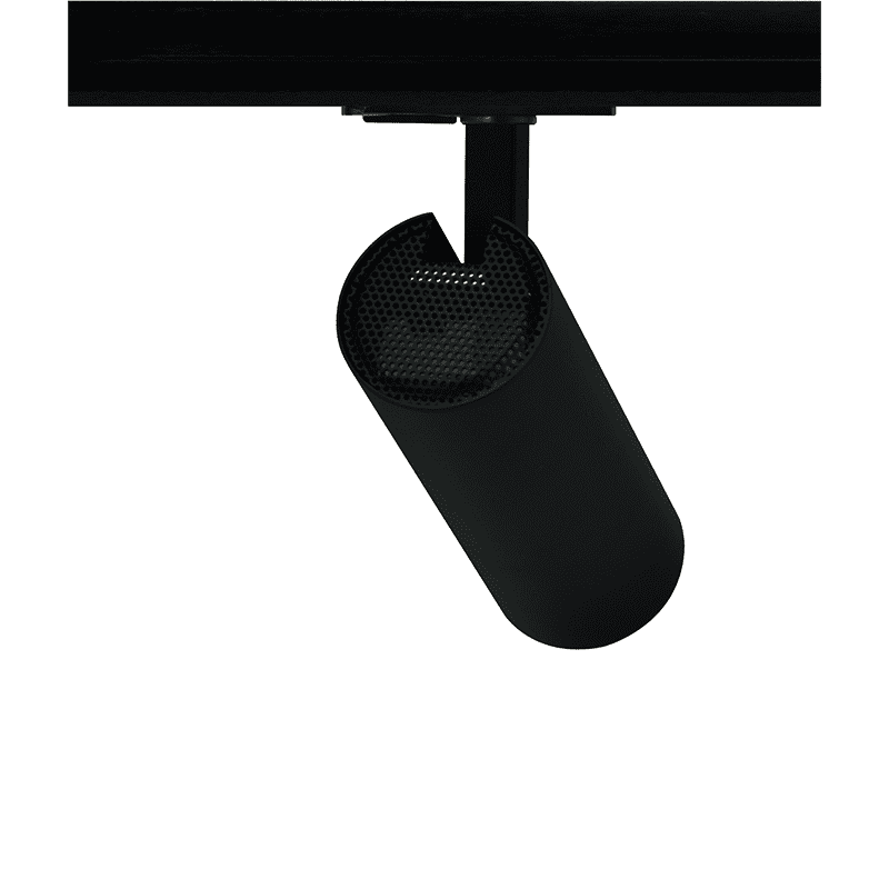 Sand Black Led Track Luminaire 10W 3000K 1-Phase 36° 1000Lm 230V Ac Ra80 Φ55*153Mm 5Yrs - Image 2