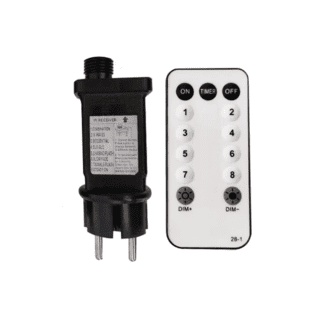 Ανταπτορασ & Ir Contr. Ip44, 8-Functions + Dimmer + Timer + On/Off 6V 1200Ma 200-400 Λαμπ. Συρματα