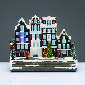 Led Ww Διακ/Κο Πολη Δεντρο Κινηση Μουσικη Ανταπτ:4,5V Μπατ:3Χαα (Δεν Συμπ) 31,5*13*25,5Cm