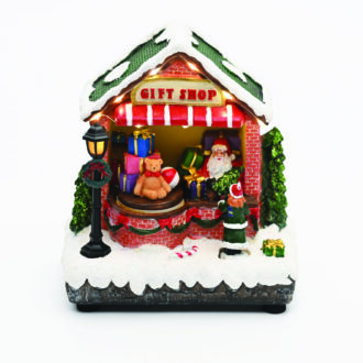 Led Ww Διακ/Κο Μαγαζακι Δωρων Μουσικη Ανταπτ:4,5V(Δεν Συμπ) Μπατ:3Χαα (Δεν Συμπ) 16*10,5*17,5Cm