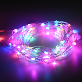 100Rgb Led Smart String Connectable, 10M, Usb, Remote&App, Ip44, 3M Καλωδ Τρφ