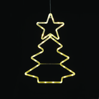 "Plastic Xmas Tree" 36 Led Λαμπακια Ww Μπατ. (3Χαα)/Usb, Ip20, 32*0.5*44.5