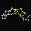 "Plastic 5 Stars" 47 Led Λαμπακια Ww Μπατ. (3Χαα)/Usb, Ip20, 54*0.5*25