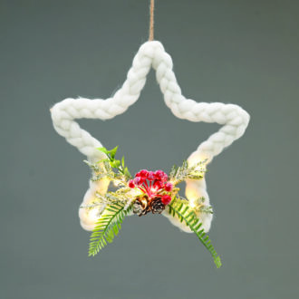 Pendant Star 10 Led Λαμπ Καλωδιο Χαλκου Θερμο Σταθερο Μπατ (2Χαα) 30Cm Ip20 0,3M Καλ