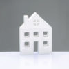 Wooden Decorative White House  Μοτιφ 10,5*2*8Cm