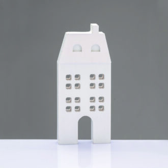 Wooden Decorative White House   Μοτιφ 6,5*2*14,5Cm