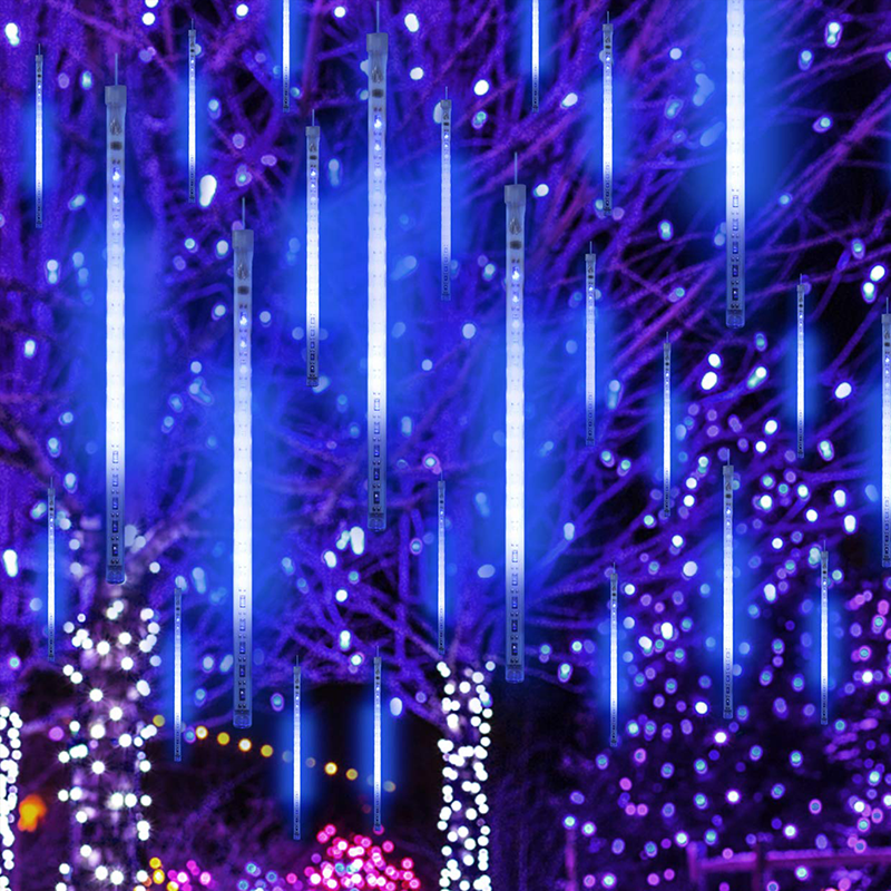 "Snowdrop"180 Cw Led Λαμπ., 18Lx10Drops Μηκ.30Cm, Μπατ(3Χαα), 6/18 Χρον. Ip44, 3.6M+40Cmδιαφ. Καλ