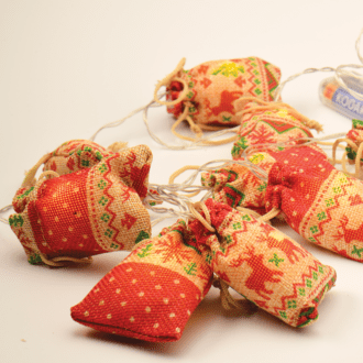 "Woven Bags", 10 Led Λαμπ. Σειρα Ww Μπατ. (2Xaa)  Ip20 135+15Cm Διαφ Καλ Τροφ.