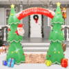 Inflatable 2 Xmas Trees Arch 40 Led Λαμπ.ανταπ.(12V) Cw Σταθερο Ip44 225*92*180Cm 2M Καλ