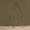 "Metal Foldable Tree", 74 Led Λαμπ. Σειρα Ww Ανταπ(3.5V)Σταθ. Μαυρο Καλ.ip44 55Χ65Cm, 4Μ Καλ Τροφ