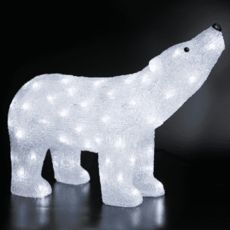 Acrylic Head Up Bear 120 Led Λευκα Ip44 55*17,5*37,5Cm  30Cm Καλ.