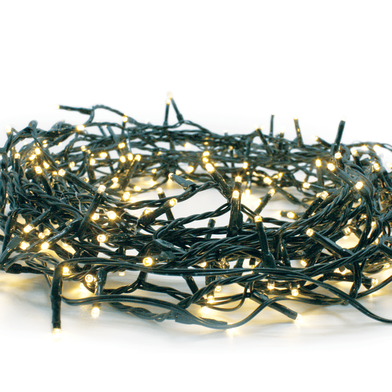 1500Led Λαμπ Σε Σειρα 5Cm Θερμο Λευκο Ανταπτ 31Vdc&8 Προγραμματα Ip44 75M Πρασ Καλωδ