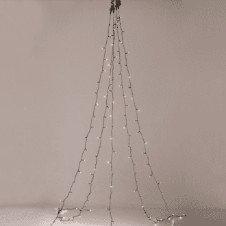 175 Led Χταποδι Λαμπ 5 Σειρεσ X 35 Λαμπ Ww Ανταπτ.(31Vdc), Ip44, 5*350Cm & 3M Πρασινο Καλ.